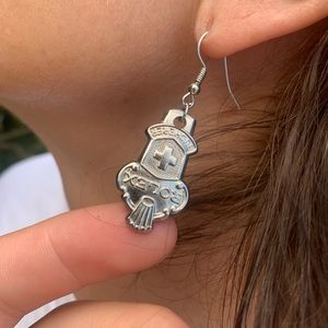 Vintage Rolex spoon earrings